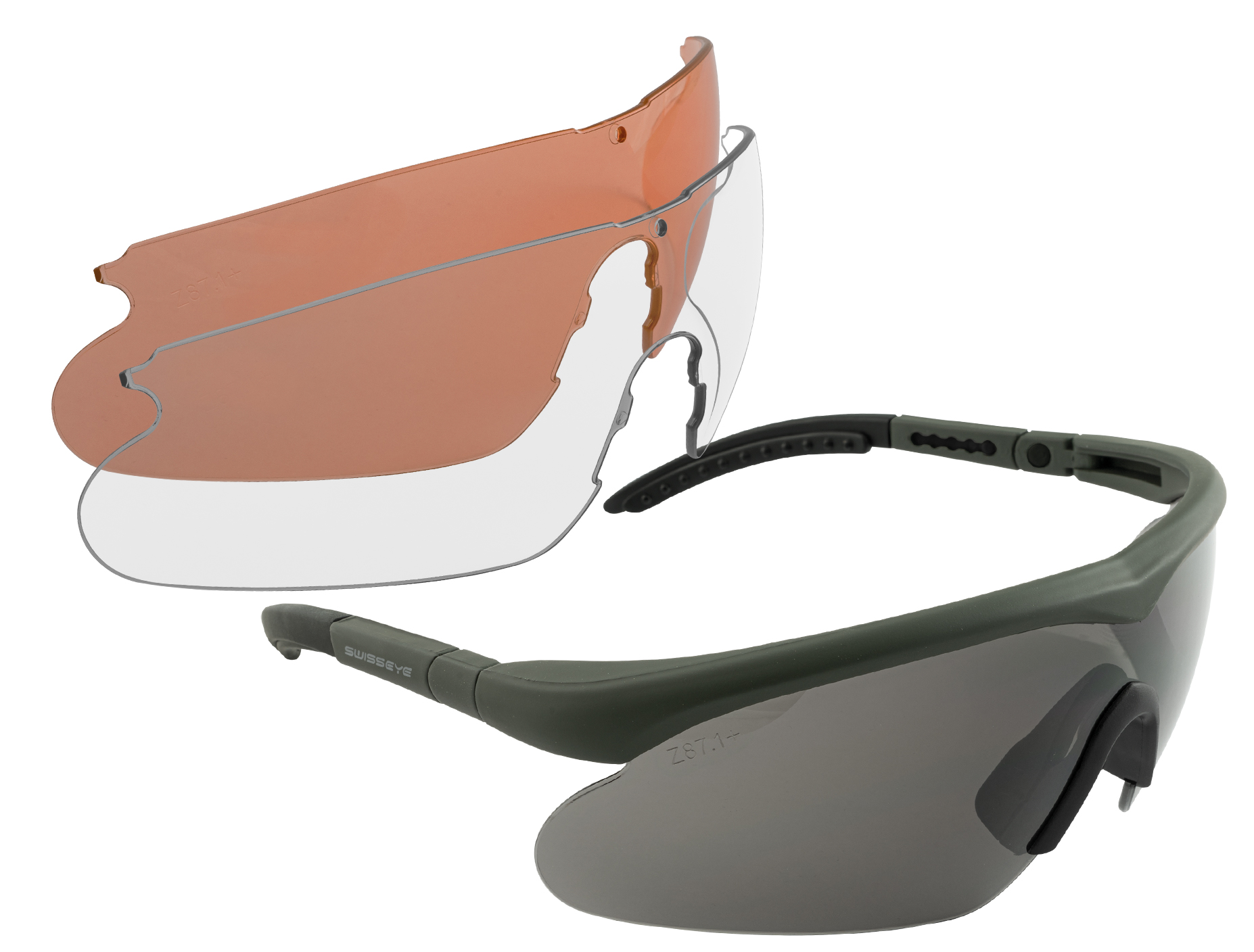 SwissEye Tactical Brille Raptor Oliv